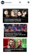 How 411mania.com looks like on a mobile device such as an iPhone.