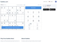 Desktop screenshot for sudoku.com