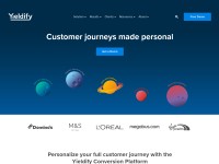 Desktop screenshot for yieldify.com