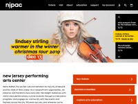 Desktop screenshot for njpac.org