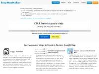 Desktop screenshot for easymapmaker.com