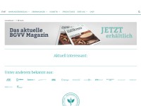 Desktop screenshot for bgvv.de