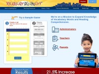 Desktop screenshot for spellingcity.com