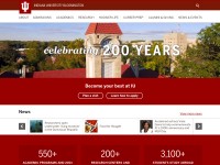 Desktop screenshot for indiana.edu