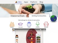 Desktop screenshot for qbix.com