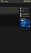 How 420chan.org looks like on a mobile device such as an iPhone.