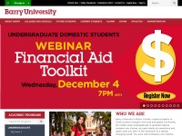 Desktop screenshot for barry.edu