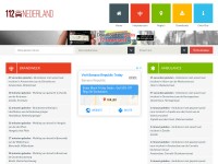 Desktop screenshot for 112-nederland.nl