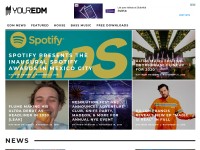 Desktop screenshot for youredm.com