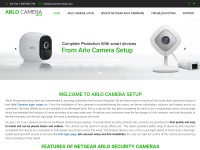 Desktop screenshot for arlocamera-setup.com