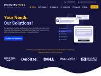 Desktop screenshot for recoverytools.com