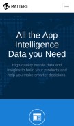 How 42matters.com looks like on a mobile device such as an iPhone.