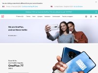 Desktop screenshot for oneplus.com