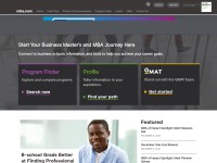 Desktop screenshot for mba.com