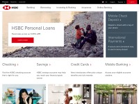 Desktop screenshot for hsbc.us