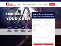 Screenshot of firstadvance.co.za