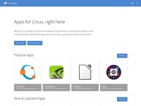 Desktop screenshot for flathub.org