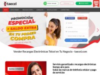 Desktop screenshot for taecel.com