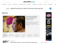 Desktop screenshot for jawapos.com