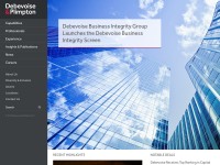 Desktop screenshot for debevoise.com