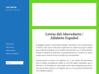 Desktop screenshot for lasletras.org