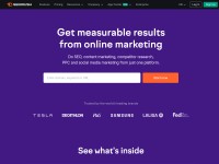 Desktop screenshot for semrush.com