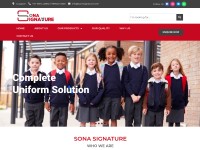 Desktop screenshot for sonasignature.com