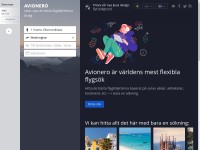 Desktop screenshot for avionero.se
