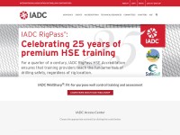 Desktop screenshot for iadc.org