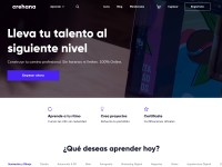 Desktop screenshot for crehana.com