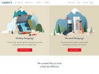 Desktop screenshot for harrys.com