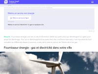 Desktop screenshot for fournisseur-energie.com
