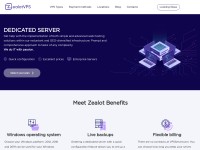 Desktop screenshot for zealotvps.com