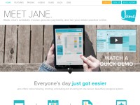 Desktop screenshot for janeapp.com