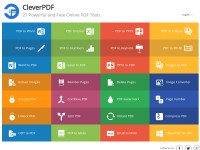 Desktop screenshot for cleverpdf.com