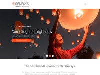 Desktop screenshot for genesys.com