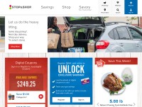 Desktop screenshot for stopandshop.com