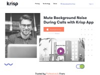 Desktop screenshot for krisp.ai
