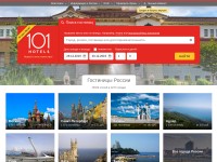 Desktop screenshot for 101hotels.ru
