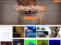 Desktop screenshot for corgi.party