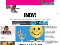 Desktop screenshot for indyweek.com