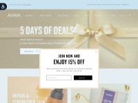 Desktop screenshot for ahava.com