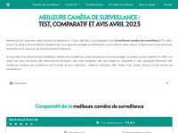Desktop screenshot for cameras-surveillance.fr