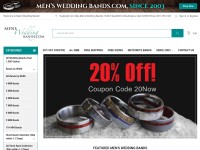 Desktop screenshot for mensweddingbands.com