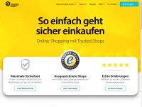 Desktop screenshot for trustedshops.de