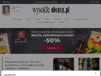 Desktop screenshot for wysokieobcasy.pl