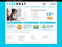 Desktop screenshot for purehost.com