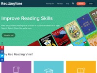 Desktop screenshot for readingvine.com