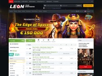 Desktop screenshot for leonbets.net