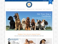 Desktop screenshot for servicedogcertifications.org